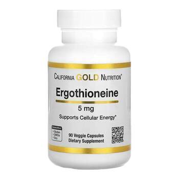 Cgn california gold ergothioneine egt ເຕັກໂນໂລຍີດຳໃໝ່ ເຫັດຊັບຊ້ອນ ເລັ່ງຜິວໜັງ ແລະຟື້ນຟູ 90 ແຄບຊູນ