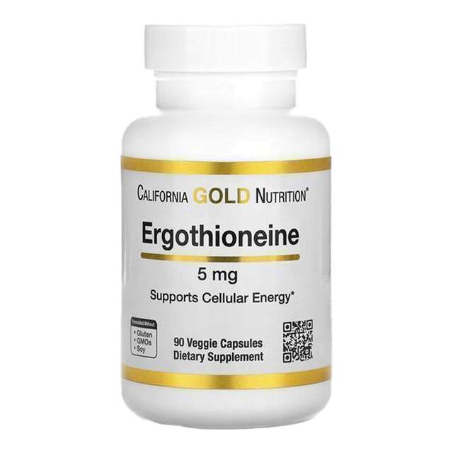 CGN California Gold Ergothioneine EGT ເຕັກໂນໂລຍີດຳໃໝ່ ເຫັດຊັບຊ້ອນ ເລັ່ງຜິວໜັງ ແລະຟື້ນຟູ 90 ແຄບຊູນ