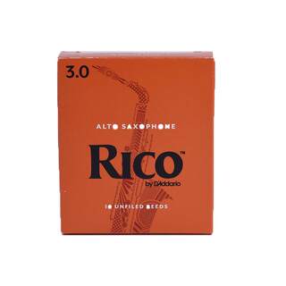 American Rico E-Flat Alto Saxophone Reed Yellow and Orange Box No. 2.0/2.5/3.0 Reed Imported 10 Pieces