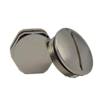 Metal plug waterproof wire plug hexagonal plug thread