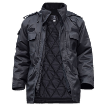 Military coat mens thickened training coat security duty uniform Northeast cotton coat waterproof winter cold-proof clothing