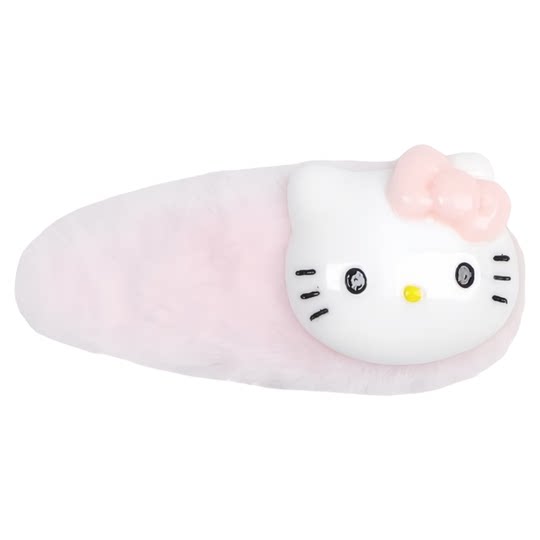 Cute Kitty Side Clip Cartoon Versatile Pink