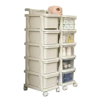 Mobile storage student dormitory home drawer cabinet