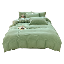 Pure cotton brushed quilt cover single piece thickened cotton quilt cover 150x200x230cm single student dormitory autumn and winter