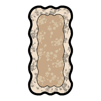 Light luxury retro plush bedroom bedside carpet new style