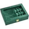 JYNFUN high-end jewelry box with transparent skylight