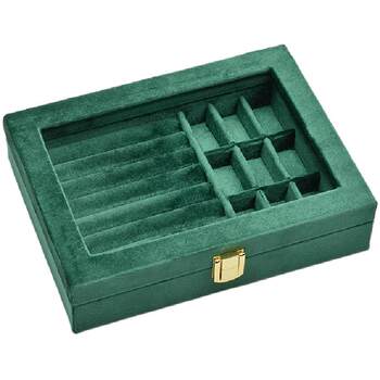 Jynfun high-end jewelry box with transparent skylight