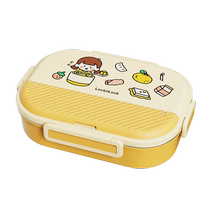 (Self-operated) Lock & Lock Lunch Box 316 Stainless Steel Lunch Box for Students Going to School Portable Lunch Box with Compartments