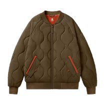 Jiaoxia Mens Stand Collar Air Fleece Jacket CL18923 Autumn and Winter New Insulation Warm Cotton Jacket Air Fleece Jacket Anti-humidity and Cold