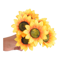 Kindergarten performance props sports meeting opening ceremony entrance hand holding flowers cheerleading props sunflower handles
