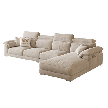 Ddc imperial concubine sofa art modern simple living room adjustable corner cotton and linen sofa combination Ddc imperial concubine sofa art modern simple living room adjustable corner cotton and linen sofa combination