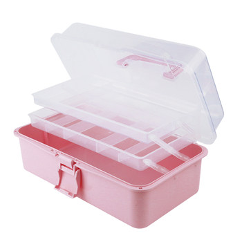 Minghua art toolbox three-layer large capacity