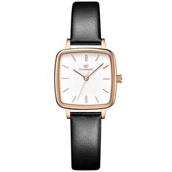 Tianwang watch small square watch quartz watch 31237 watch women's light luxury niche girl gift girl gift