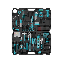 德国卡玛顿工具套装五金工具箱家用套装锂电手电钻万能家用工具箱