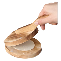 New leather press special artifact for steamed bun skin dumpling and steamed bun scalp tool household solid wood burr-free large mold