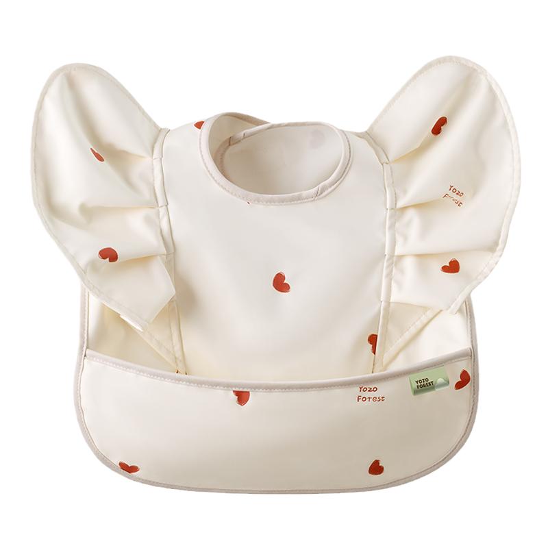 Baby waterproof and oil-proof lace blouse for eating