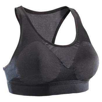 ຊຸດຊັ້ນໃນກິລາ Decathlon ຂອງແມ່ຍິງ breathable ກັບຄືນໄປບ່ອນທີ່ສວຍງາມສະຫນັບສະຫນູນການ shockproof ຕ້ານການ sagging ແລ່ນ vest ແບບກິລາ bra WSCU