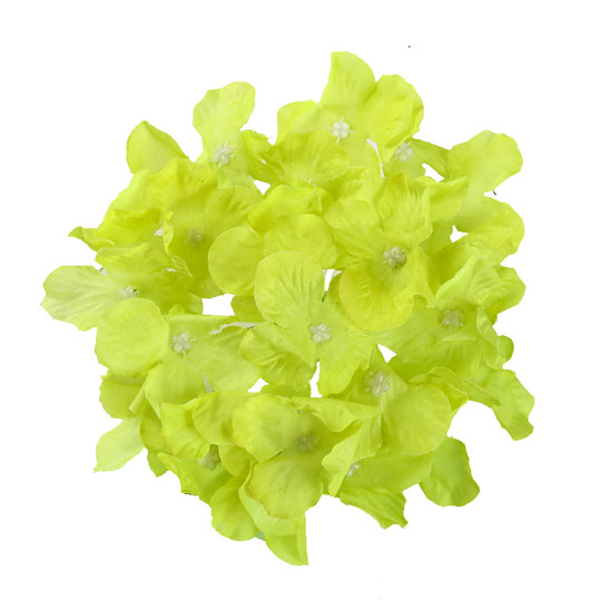 Simulierte 27 große Hortensienblüten als Hintergrunddekoration für Hochzeiten