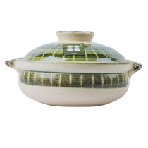 (Self-operated) Japanese Mangoyaki original imported soup casserole clay pot rice soup stew pot ceramic health pot