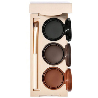 sheglam三色眼线膏眉膏多用膏眉笔眼线刷二合一防水持久不易掉色