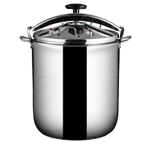 Pressure cooker commercial 304 stainless steel explosion-proof large capacity canteen restaurant induction cooker universal pressure cooker