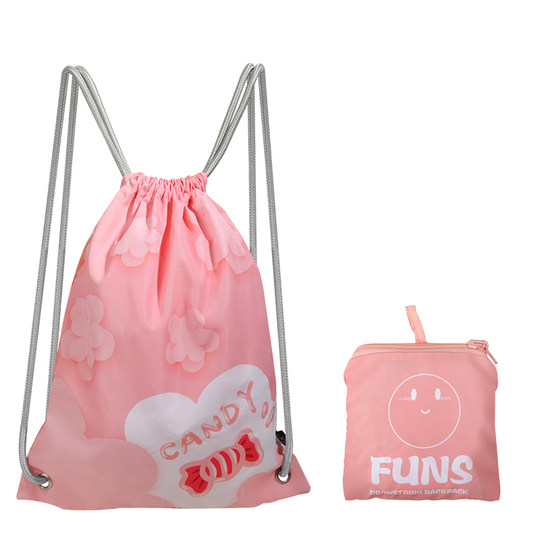 Gox children's drawstring backpack drawstring storage bag ultra-light