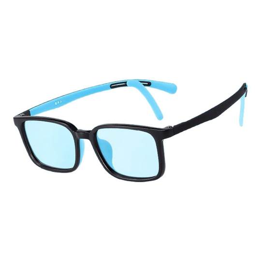 Price children's anti-blue light myopia glasses frame for boys and girls professional sports square frame silicone ultra-light eyes
