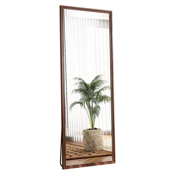 Retro-style floor-to-ceiling mirror, middle-aged and high-end full-length mirror