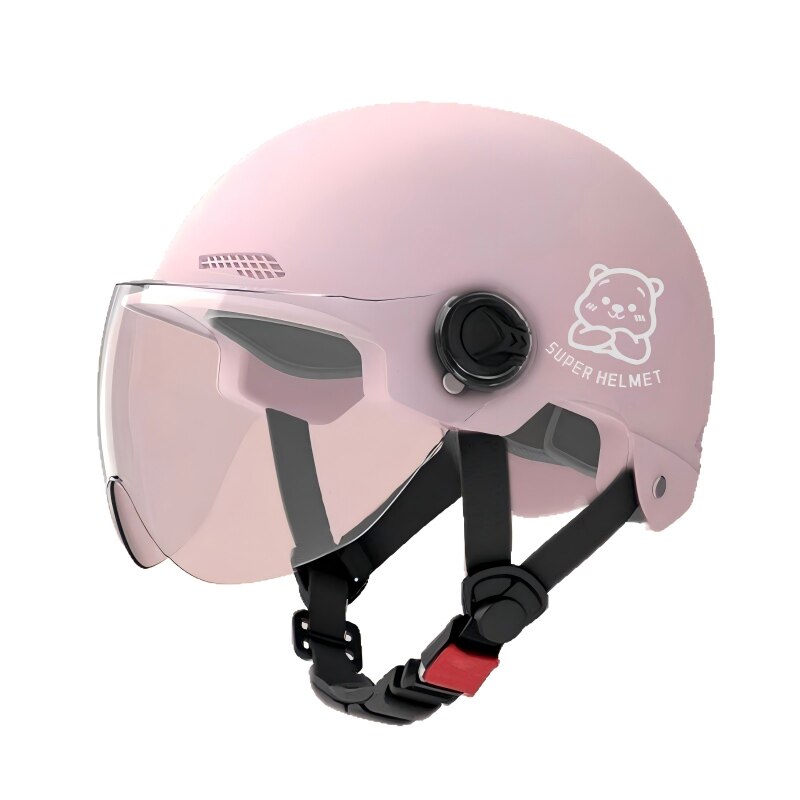 New national standard 3C certified helmet for women's electric cars, new style for women, hair-free summer men's safety helmet for all seasons