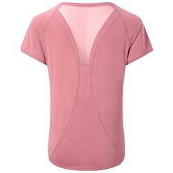 와일드 로리 요가웨어 스포츠 탑 티셔츠 여성용 러닝 반팔 땀 흡수 속건성 여름 통기성 피트니스웨어