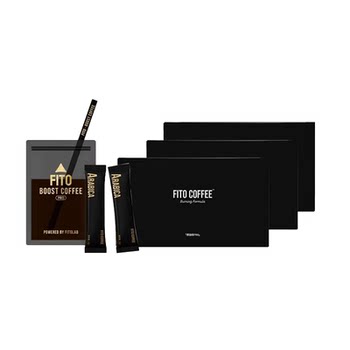 Fito Burn Coffee Pro American-Style Instant Drink for Sports, Fitness, Students, Weight Management, 0 Added Sucrose