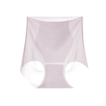 High-waisted seamless panties for women ice silk summer thin tummy-tightening butt-lifting strong tummy-tightening comfortable breathable and shaping