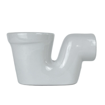 Ceramic water storage elbow squat toilet s goose head modified side drainage elbow take-over squat toilet split sink bend