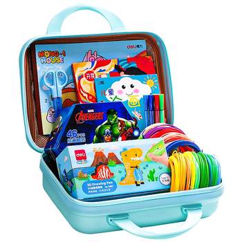 Deli children's christmas 3d printing pen gift pack