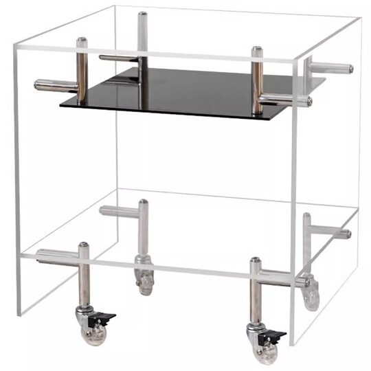 Acrylic small coffee table trolley bedside table sofa side table