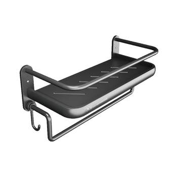 Oji punch-free space aluminum storage rack towel rack