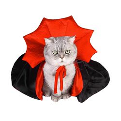 Pet Cat Clothes Halloween Kitten Dog Magic Cape Funny Holiday Costume Internet Celebrity Shawl