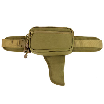 Cross-border outdoor mountaineering multifunctional travel tactical men's waist bag small portable wear-resistant storage waist bag sports