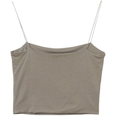 Zhang Gongzi studio small camisole women wear summer hot girls outside with thin straps bottoming short tube top tops