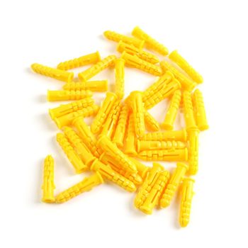 26 free shipping expansion tube 8mm plug plastic small yellow fish