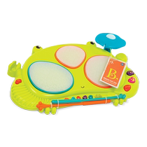 (Autonome) btoys Bile grenouille tambour bébé main Pai tambour bébé éducatif éducation précoce Pai Pai tambour musique jouet