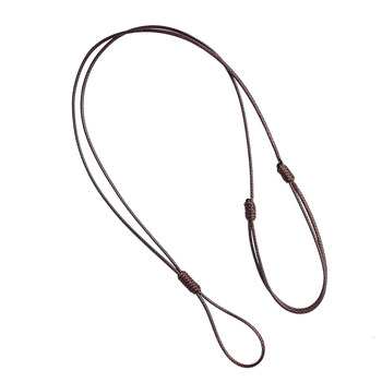 Necklace rope wax leather rope ring safety buckle hand-woven