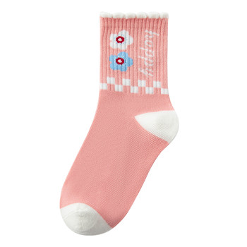 ຖົງຕີນເດັກຍິງຝ້າຍບໍລິສຸດພາກຮຽນ spring ແລະດູໃບໄມ້ລົ່ນກາງ calf socks ສໍາລັບເດັກນ້ອຍດູໃບໄມ້ລົ່ນ lace Princess ຖົງຕີນທີ່ບໍ່ມີກະດູກຂອງເດັກຍິງຝ້າຍ deodorant ດູໃບໄມ້ລົ່ນແລະລະດູຫນາວ