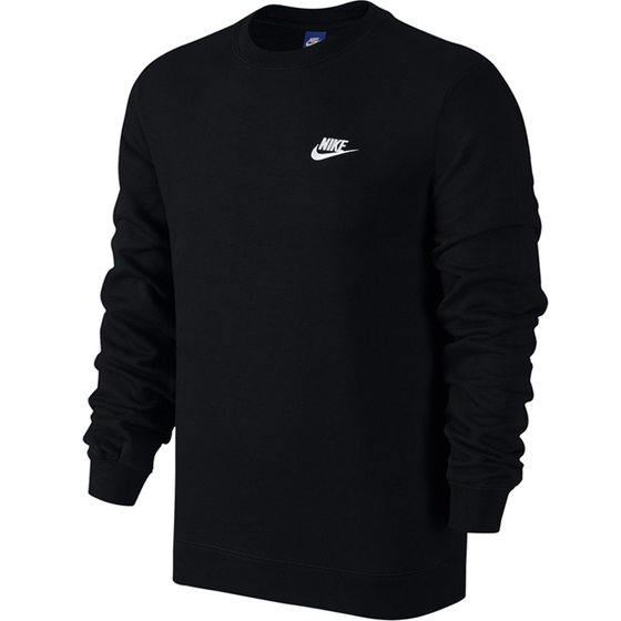 Authentic Nike hoodie at the counter for men's sports and leisure long sleeved round neck basic pullover BV2667-010