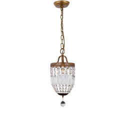 American-Style Crystal Chandelier, Personalized Retro Bar Counter Entrance Light, Exquisite French Art Island Table, Western Kitchen Aisle Chandelier
