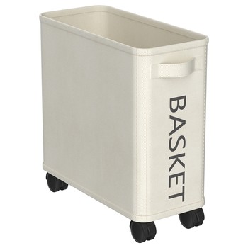 Movable yoga mat storage basket clip storage rack