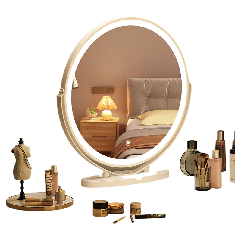 Desktop smart led makeup mirror vanity mirror