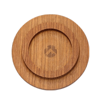 Coman Sherra cup lid S-MG outdoor camping black walnut bowl lid universal picnic anti-scalding wooden mat pot holder