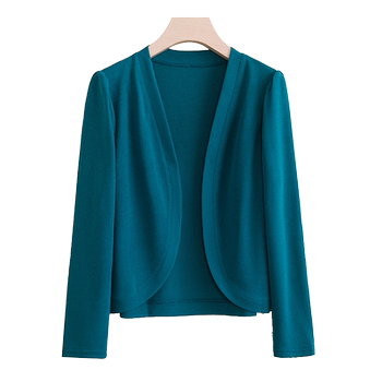 ເສື້ອຍືດສັ້ນ shawl ຖັກສໍາລັບແມ່ຍິງ 2025 ລະດູຮ້ອນໃຫມ່ cheongsam ປ້ອງກັນແສງແດດນອກ cardigan ສັ້ນ versatile waistcoat ເທິງ