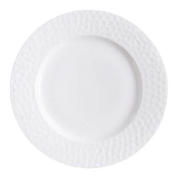 Relief creative square plate soup plate bone porcelain rice plate